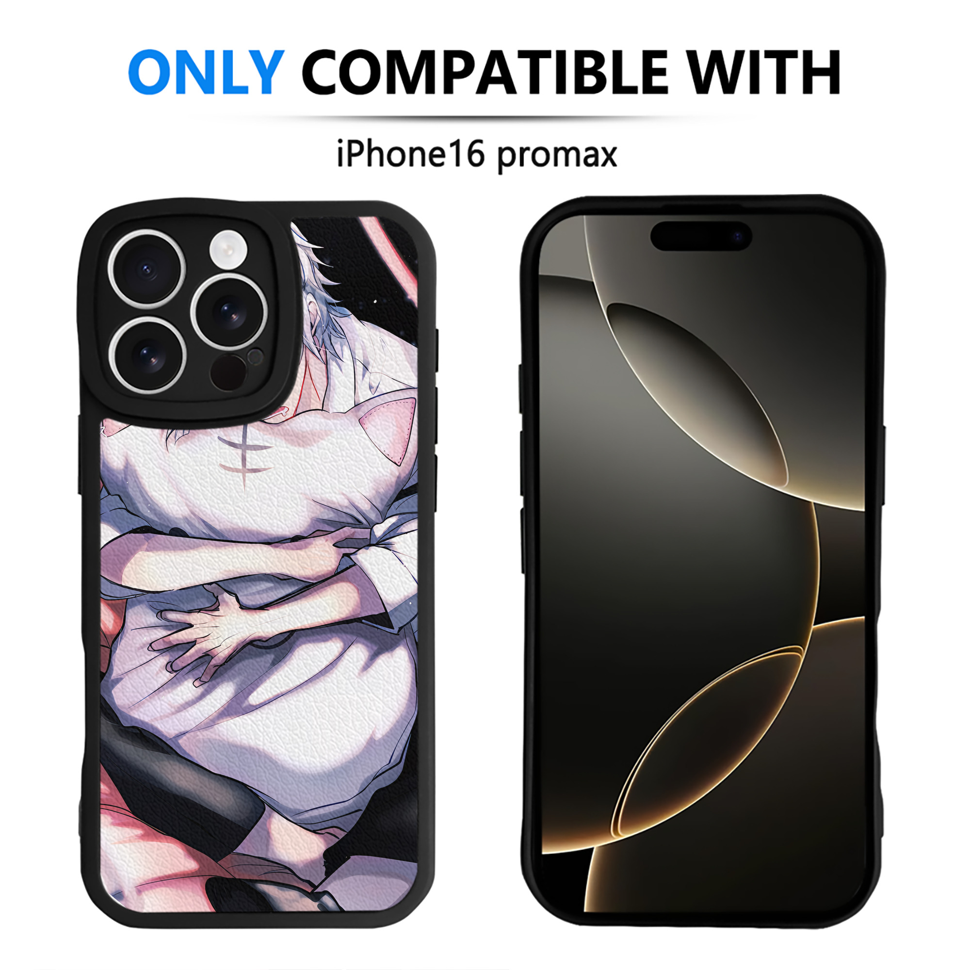 （画像用） 文豪ストレイドッグス Bungo Stray Dogs 【iPhone 16シリーズ対応】シリコンスマホケース（レザー調） 材質：シリコン